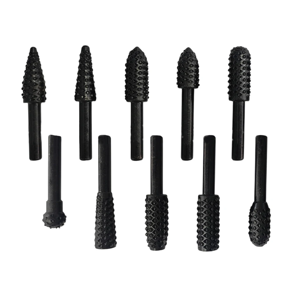 Woodworking Projects Rotary Burr Set Carbon Steel Drill Bits Set Wood Carving Tools Suitable For Carving And Engraving