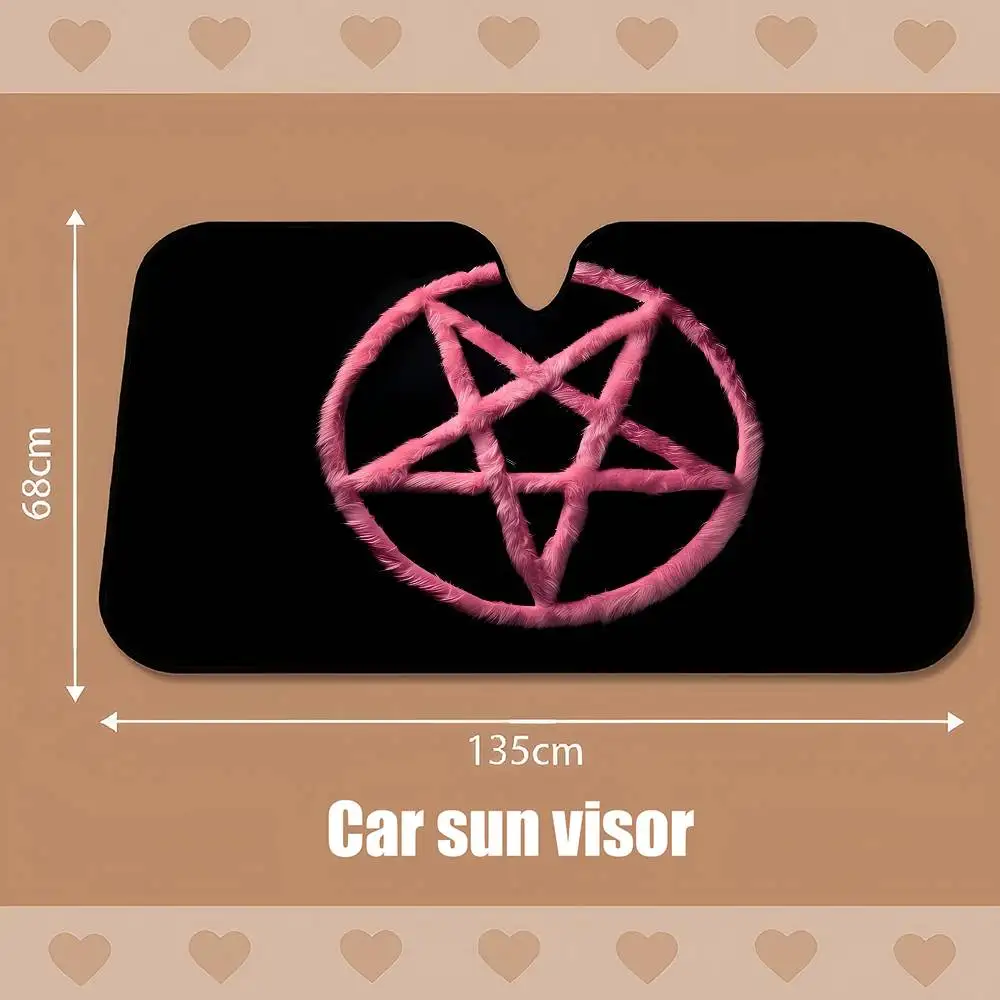 H-H-HellStarS Various Anime Car Sunshade Nature Sun Shade Windshield Privacy UV Protector For Truck/SUV/Vehicle Window Visor view 4
