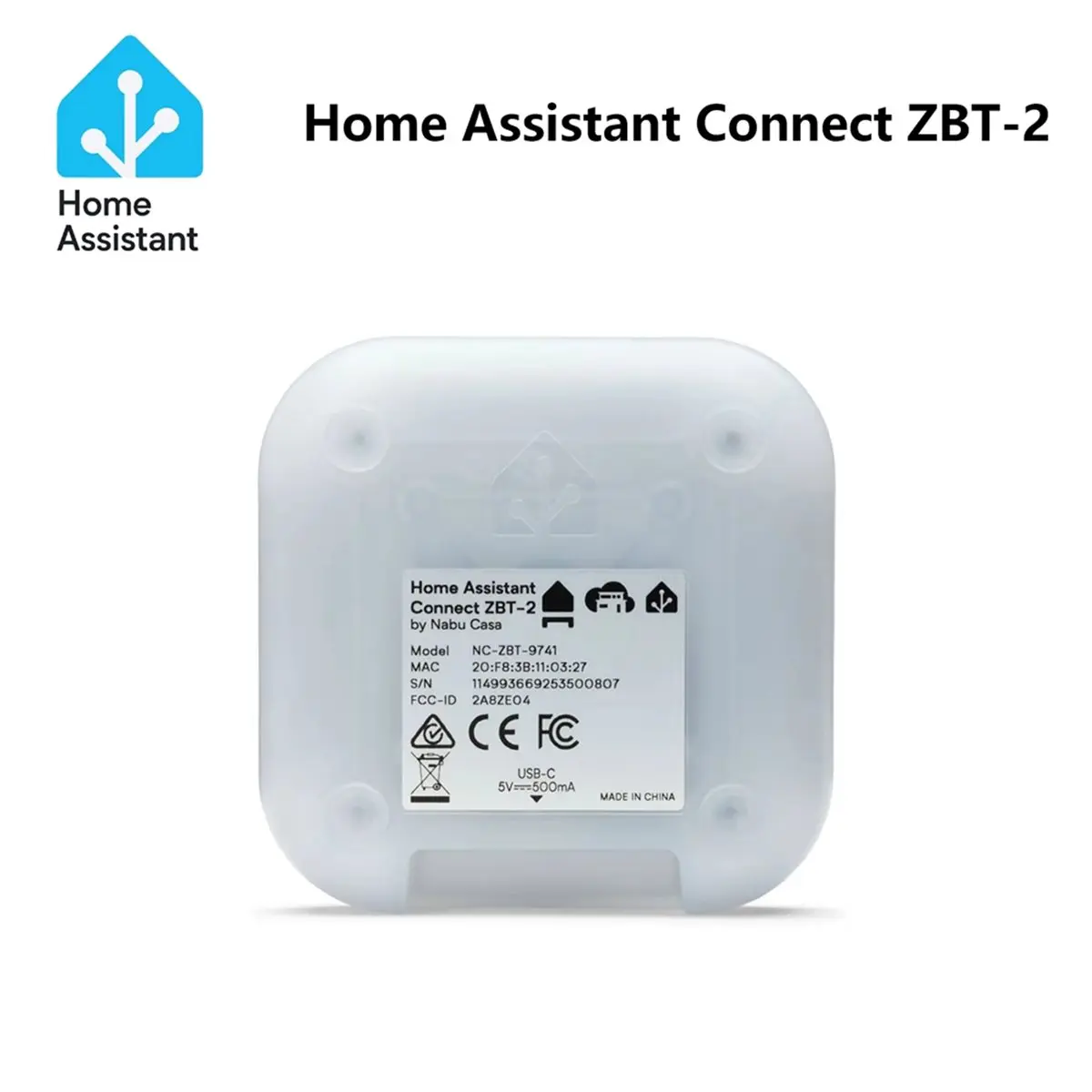 A49T Home Assistant Connect ZBT-2 Compatible with Zigbee, Thread or Matter for Smart Home Gateway Hubs and Home Assistant