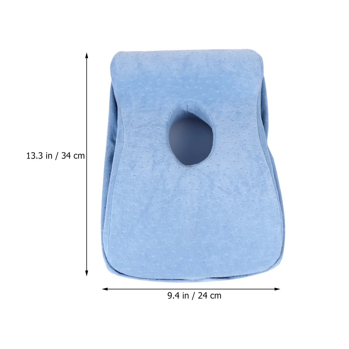 

Memory Foam Sleeping Pillow Sky Blue Ergonomic Arm Guard Neck Cushion for Office Travel Home Comfortable Breathable Soft Pillow