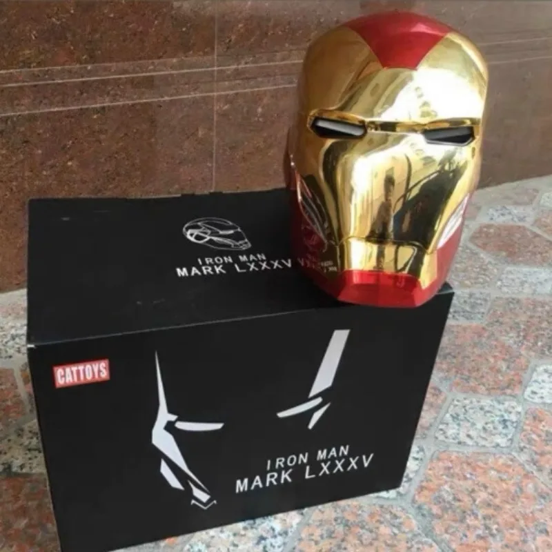 Iron Man MK85 LED Light Fully Automatic Helmet Mask Cosplay Superhero Party Costume Prop Movie Peripherals Cosplay Accessories