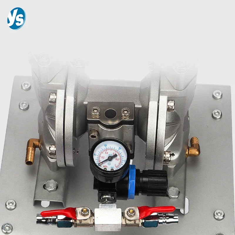 Pneumatic Diaphragm Pump, High-Pressure Corrosion Resistant Thickened Stainless Steel Booster Pump for Coating Line