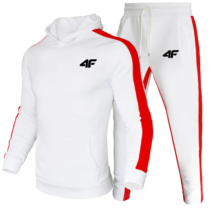 

2025 New men's outdoor two-piece set, men's casual sports and fitness fashionable and comfortable jogging two-piece set