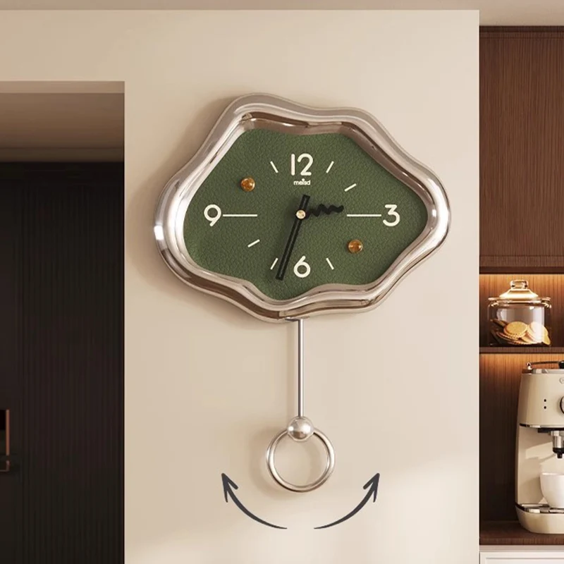 Xenomorph Theme Wall Clock Silent Modern LED for Gaming Room Bedroom Living Room Home Decor