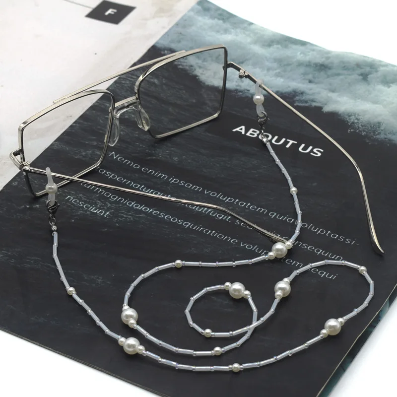 

Retro Beaded Eyeglass Chain 75CM Glass Beads Sunglasses Lanyard Unisex Anti-lost Mask Holder 2026 Spring New Celebrity Style