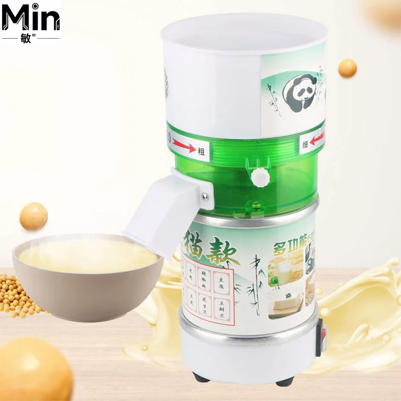 JL-120 750W Small Wet Dry Refiner Stone Grinder for Peanut Mung Bean Sesame Rice Milk Making Grinding Machine