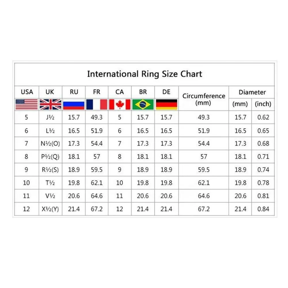 Cubic Zirconia Black Red Zircon Ring Luxury Vintage Gemstones Stone Ring Chunky Rectangular Exquisite Engagement Ring Girls