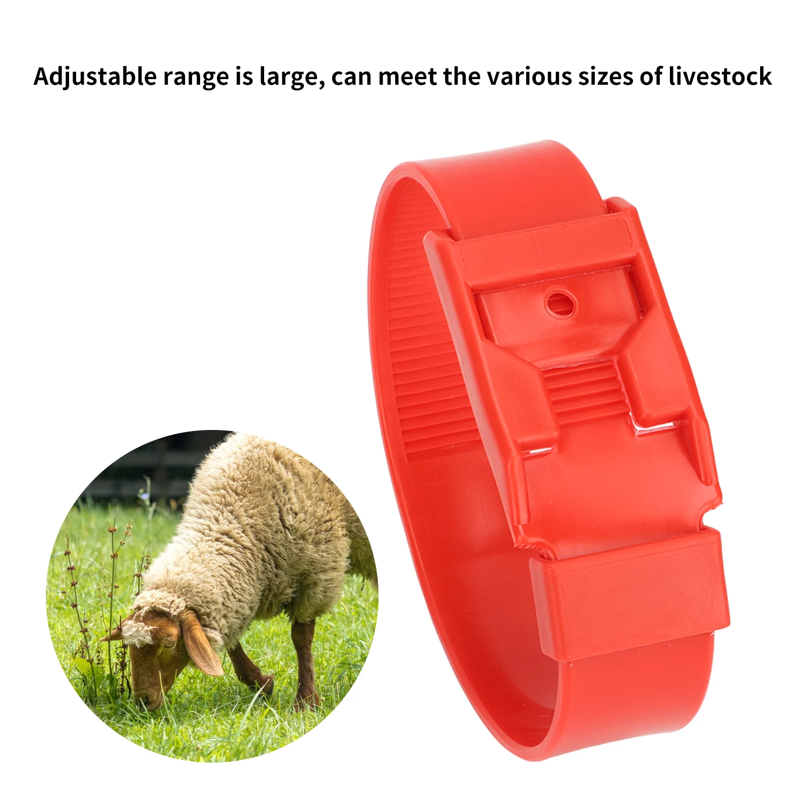 10Pcs Goat Leg Ring Sheep Identification Bands Livestock Marking Ring Farming Equipment 36cm