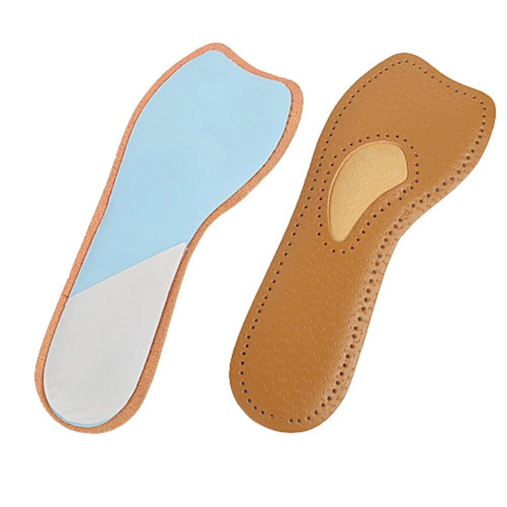 

High-heeled Sandals Genuine Cowhide Insoles Grips Slim Design Pads Shoe