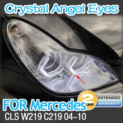 For MERCEDES BENZ CLS W219 C219 2004-2010 Car Accessories Ultra Bright M4 style Daytime Angel Eye Light