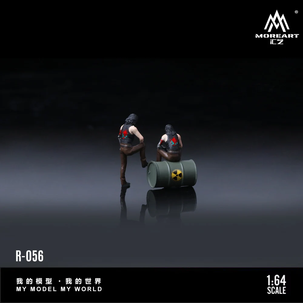 More Art 1:64Silver Arm Doll Set, Resin Decoration Figure Model for Gift&Display&Collection