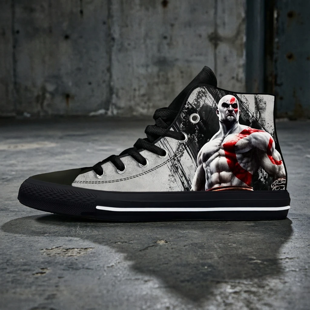God of War Unisex Athletic Casual Shoes Cushioned Sole Sneakers Comfortable For Men Women Walking Running