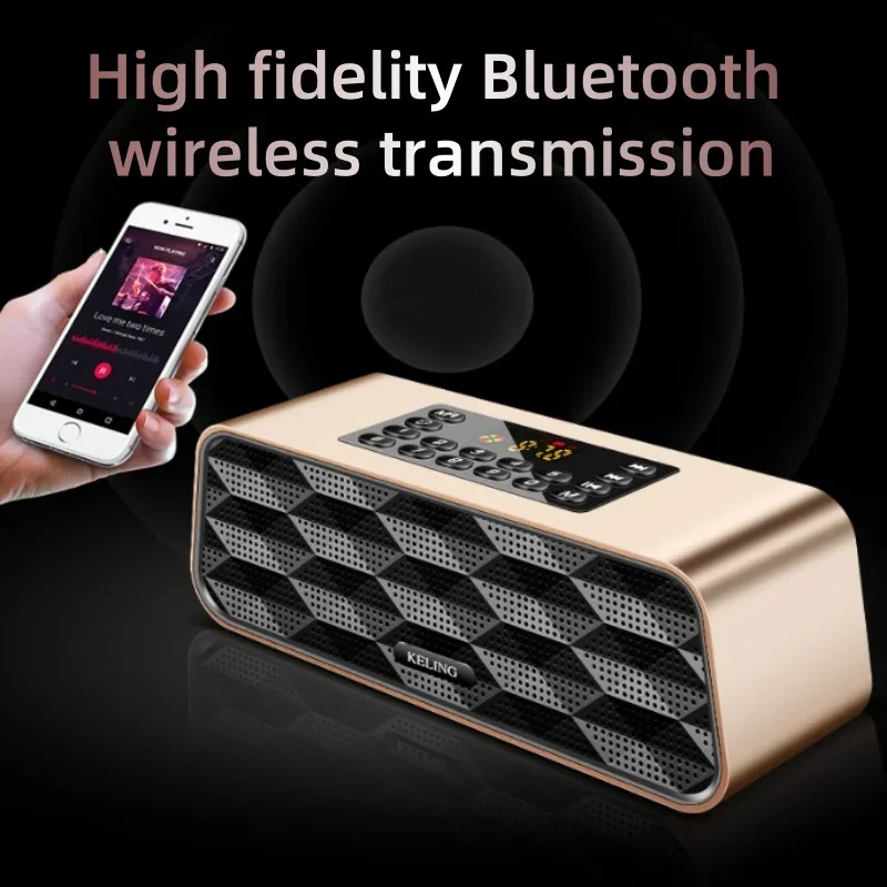 

HI-FI 360 Degree High Fidelity Surround Sound Dual Speaker Wireless Bluetooth 5.3 Speaker Subwoofer Home Outdoor Sound Box FM TF