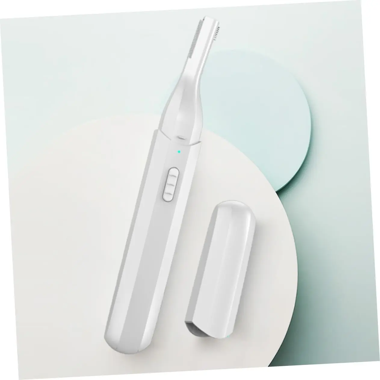 Maquinilla de afeitar eléctrica para cejas para mujer, recortadora de pelo indolora recargable por USB, kit de cuidado facial respetuoso con la piel