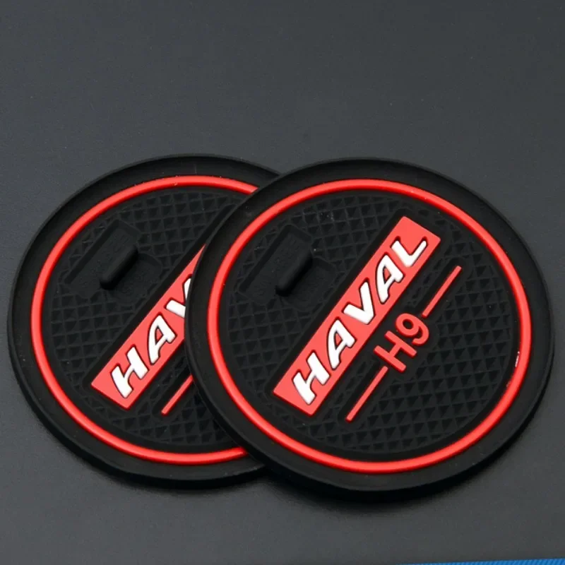 For Harvard H9 2017-2020 Water Cup Storage Tank Mat Car Styling Anti-Slip Mat Door Groove Pad Cushion Rubber Mat Accessories