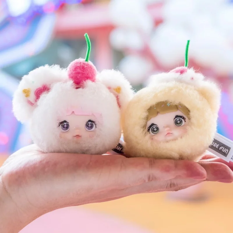 Nommi Baby 100% serie dulce caja ciega Linda muñeca de Anime Nommi Mibao bolsa sorpresa llavero colgante de felpa de vinilo caja misteriosa de juguete