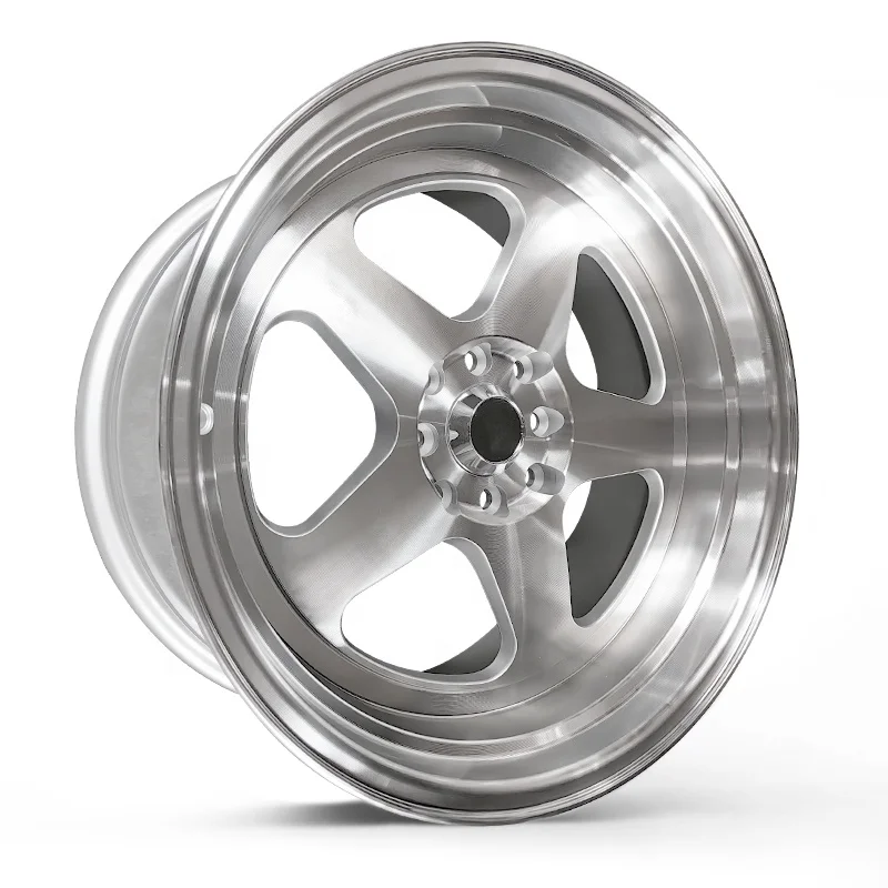 

Silver Machined Face Deep Dish Car Alloy Wheels Rims 17 Inch 4hole 4x114.3 for Mercedes benz