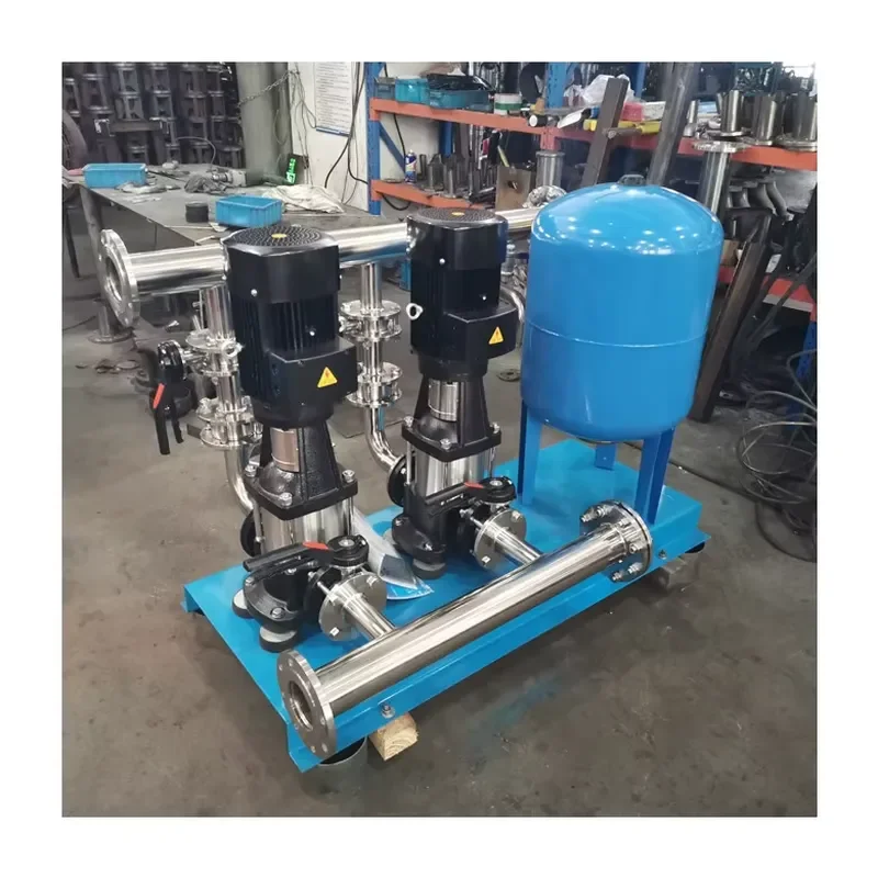 Duplex Constant Pressure Booster  Set for Reverse Osmosis Water Treatment System in Water Treatment Station