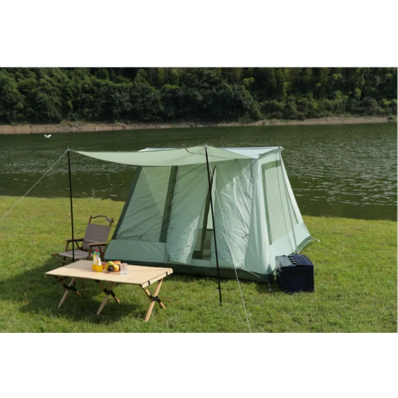 

Outdoor camping spring tent camping sun canopy rainproof all-season camping portable