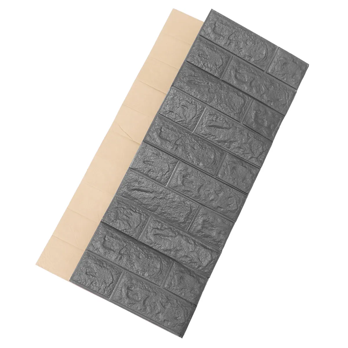 

3D Brick Pattern Wall Sticker Lifelike Decor Waterproof Sound Insulated Modern DIY Adhesive Walls Brick Wallpaper