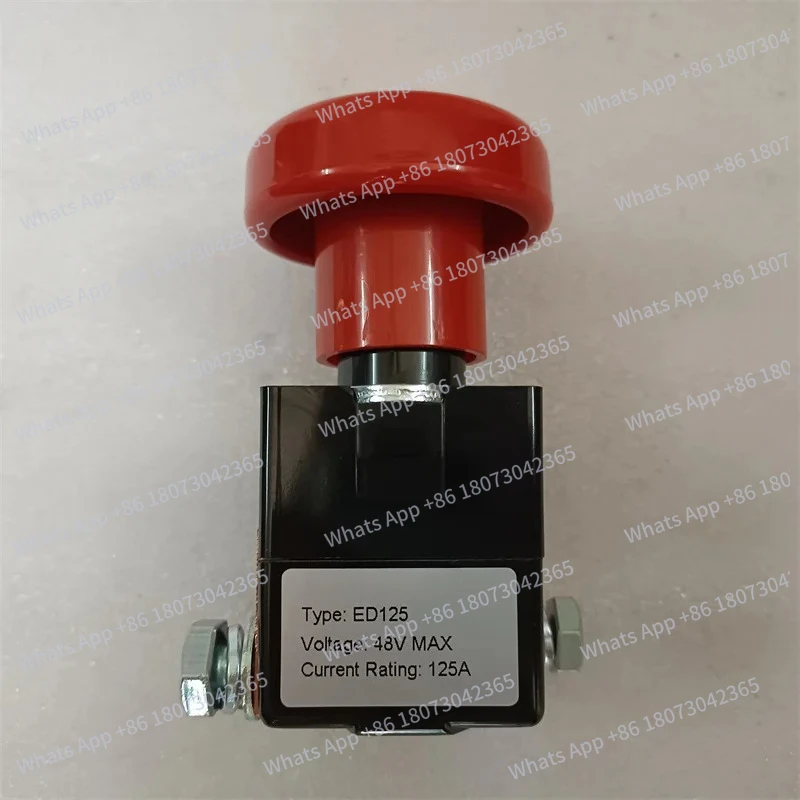 Replace Albright ED125 ED125-34 ED-125 125A Emergency Button Emergency Stop Switch Disconnector On Off Switch