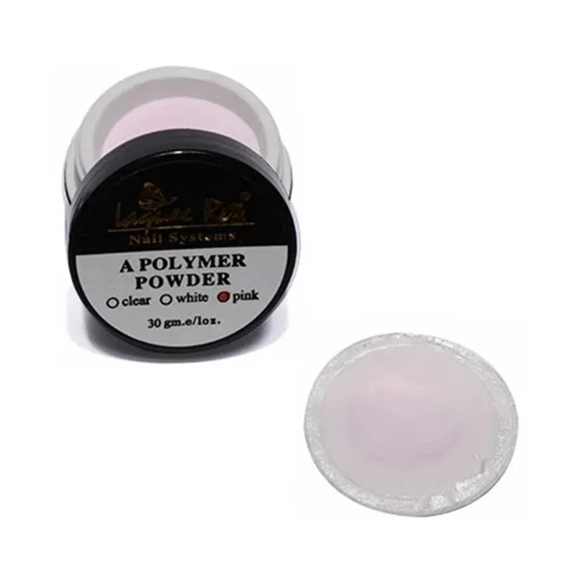 1 pc Pink White Clear Color Nail Carved Acrylic Powder Crystal Powder  Polymer Powder 3D Nail Art Design Decoration Tool