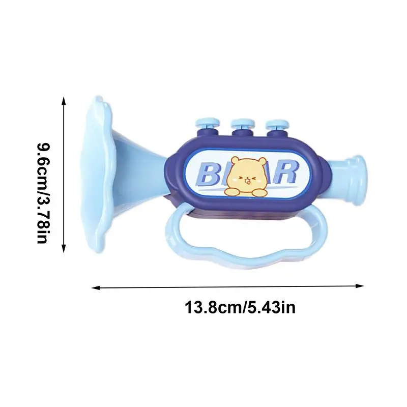Spielzeug Trompete Pädagogische Musikalische Geräuschmacher Frühe Pädagogische Musikinstrumente Für Kleinkind Kinder Trompete Spielzeug Für Geburtstag