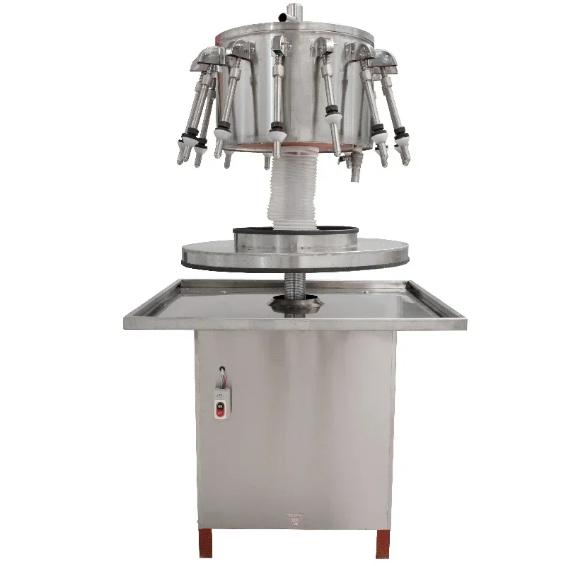 Automartic Rotary Wine Beer  Milk Liquid Glass Plastic Brew Liquid Bottle Filling Machine 12/14/18 Nozzles