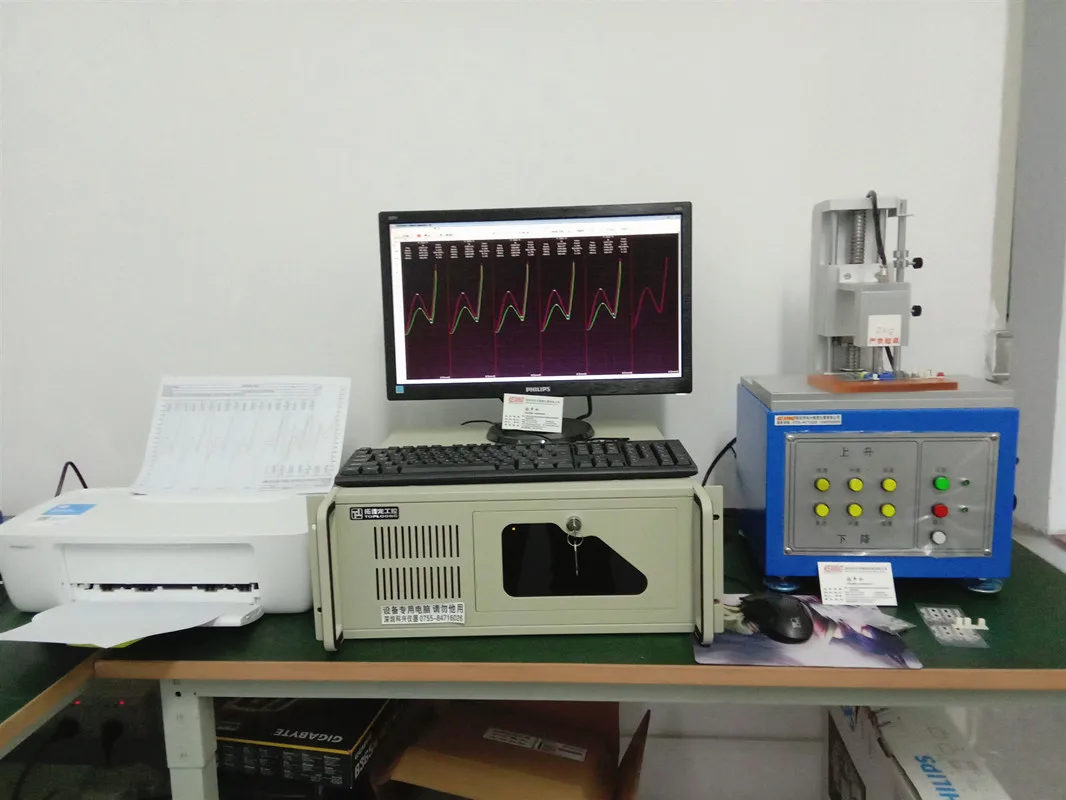 Fully automatic load curve testing machine, computer button switch, load displacement impact life tester