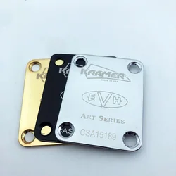 Kramer E V H Guitar Neck Plate Gold/Chrome/Black