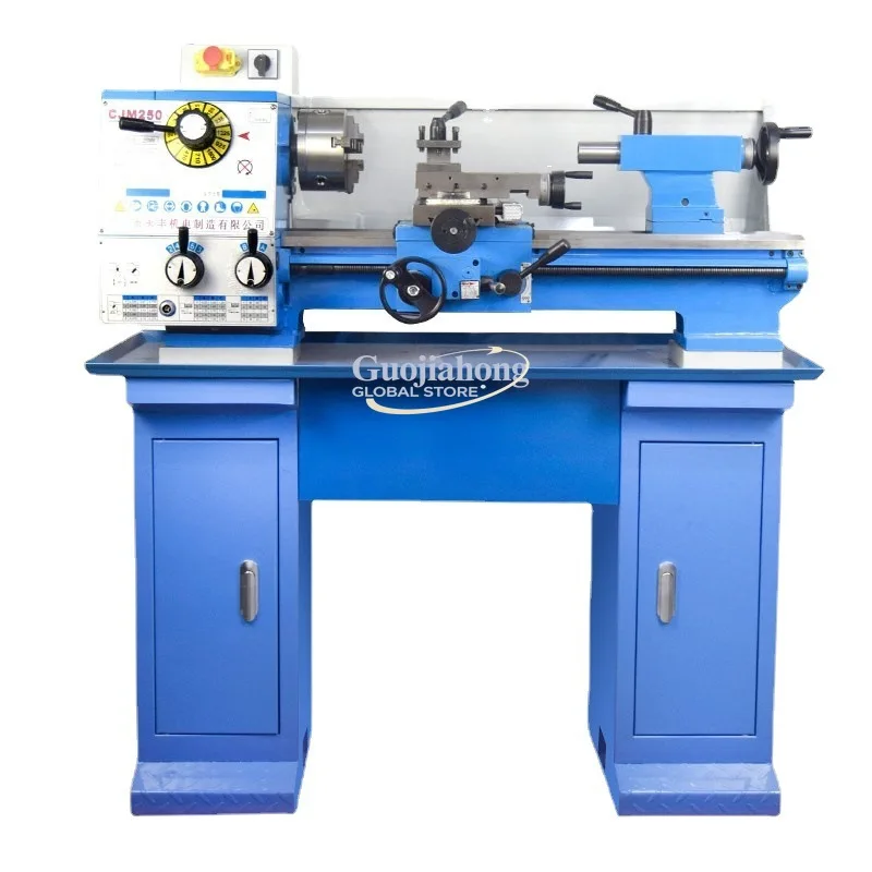 

Малый токарный станок CJM250, обычный промышленный станок, настольный металлообрабатывающий инструмент, миниатюрный, для точной автоматической обработки.