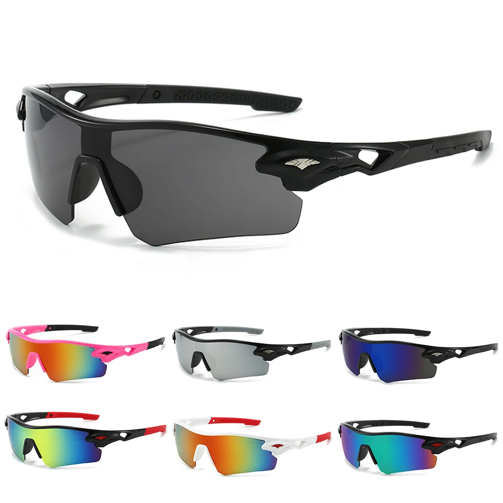 New Outdoor Cycling Sports Sunglasses UV400 Mountain Bicycle Safety Goggles Fashion Windproof Running Sunglasses