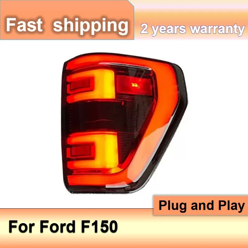 اكسسوارات السيارات لفورد F150 الضوء الخلفي 2021-2022 فورد رابتور أضواء خلفية الخلفية DRL الضباب الفرامل بدوره إشارة عكس