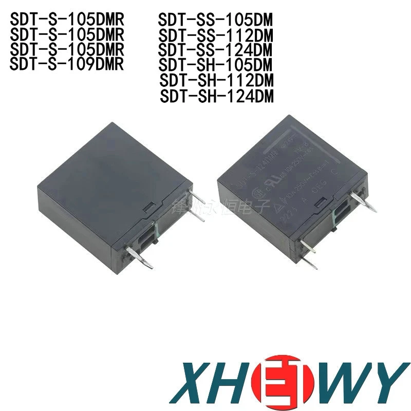 SDT-S SS SH-105 112 124DMR LMR DM 10A 4-pin relay SDT-S-109DMR SDT-S-112DMR SDT-S-124DMR SDT-SS-112DM SDT-SH-105DM SDT-SH-124DM