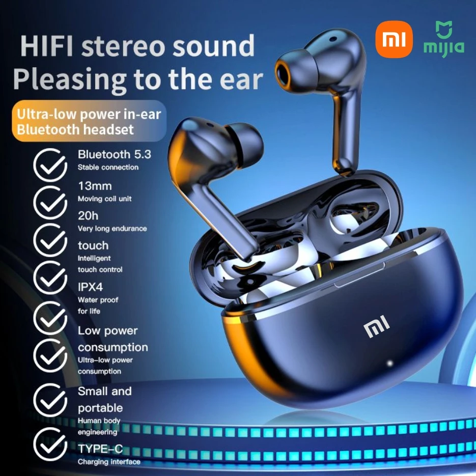 الأصلي XIAOMI Air7 سماعة سماعات لاسلكية سماعات بلوتوث صحيح ستيريو الرياضة لعبة سماعات أذن TWS في الأذن مع هيئة التصنيع العسكري اللمس