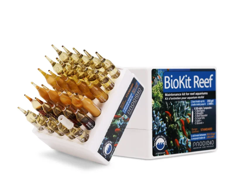 Imagem -04 - Prodibio-kit de Manutenção Reef para Aquários Reef Biodigest Bioptim Reef Booster Iodi Mais e Stronti Mais em Original