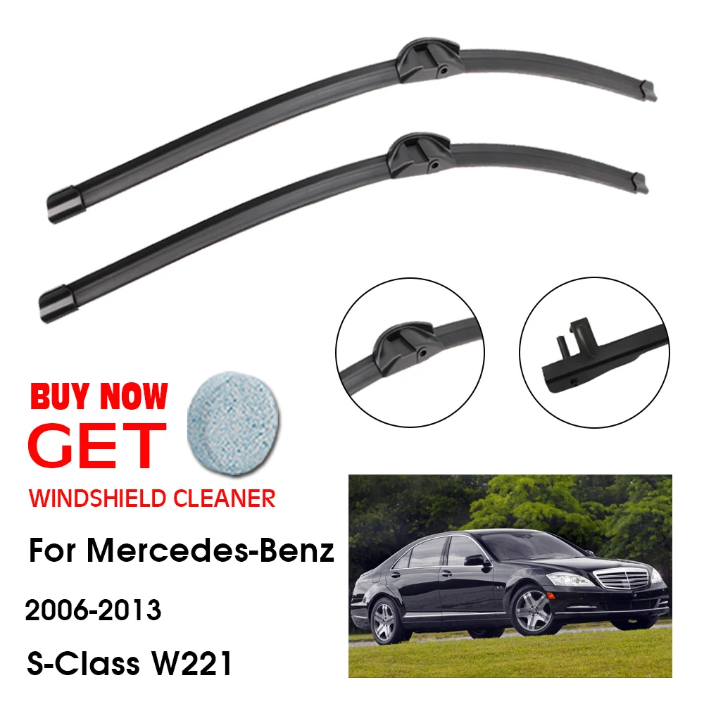 

Car Wiper For Mercedes-benz S-Class W221 27"+27" 2006-2013 Front Window Washer Windscreen Windshield Wipers Blades Accessories