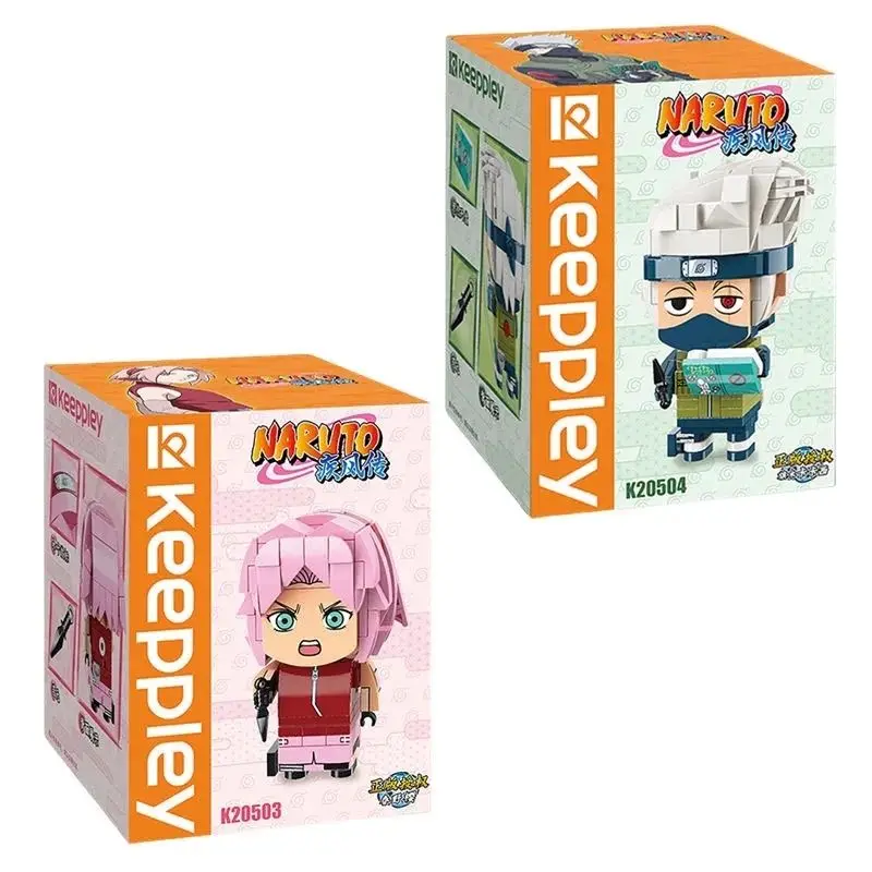 

Keeppley Naruto Building Blocks Street View Anime Character Assembly Models Accessories Education Collection Toys Gifts