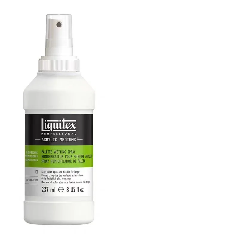Liquitex Professional Fluid Medium, Palette Wetting Spray, 237ml (8-oz) Bottle