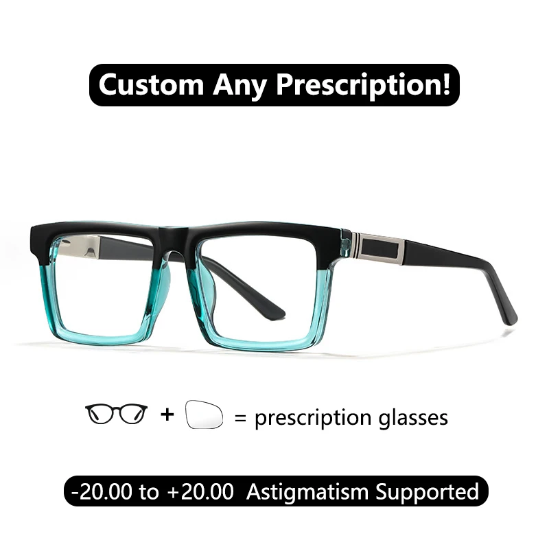 

Fashion Progressive Eye Glasses Prescription Men Anti Blue Light Reading Astigmatism Glasses with Personalized Prescription