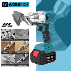 Brushless Cordless Electric Iron Scissors Metal Cutting Tools Iron Shear Sheet Shears Carbon Steel Cutter For Makita 18V Battery