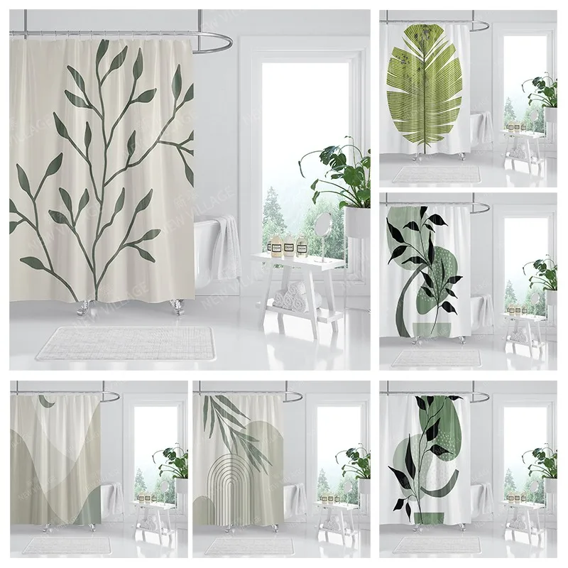 

Водонепроницаемая тканевая занавеска для душа, занавеска для ванной комнаты 180x200, занавеска для душа 240*200, скандинавский декор в стиле бохо