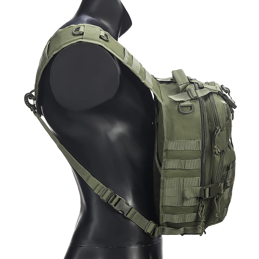 حقيبة كتف ذات سعة كبيرة وحقيبة كروس مع جيوب متعددة مناسبة للأنشطة الخارجية المختلفة #3