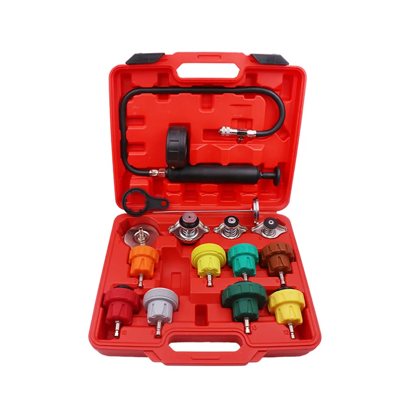 15Pcs 18Pcs Automobile Water Tank Leak Detector Leak Detection Pressure Tool Detection Vacuum Pressure Gauge Cooling Antifreeze