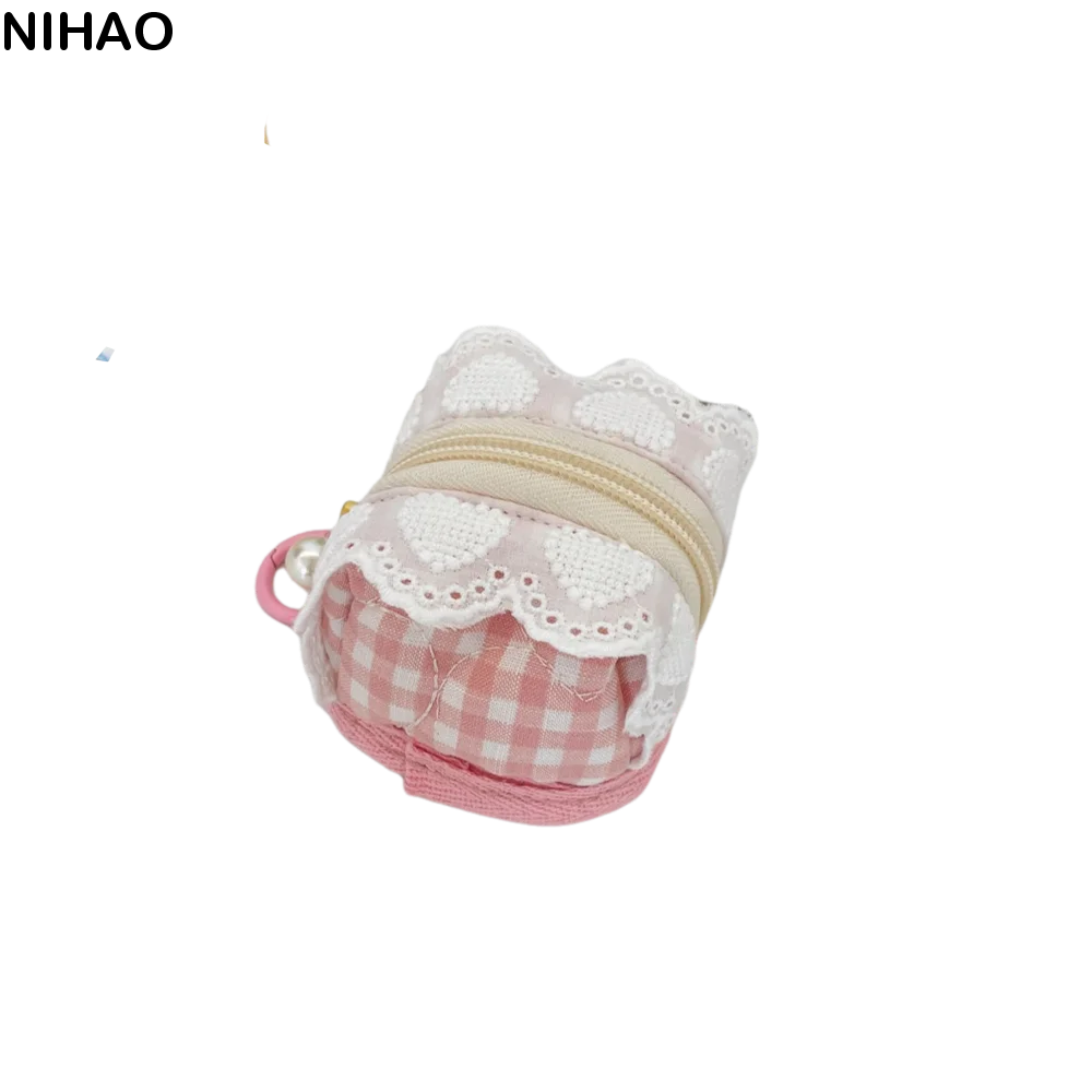

Cute Multifunctional Mini Coin Purse Lovely Lace Small Lipstick Bag Card Holder Jewelry Packing Bag Earphone Bag Students