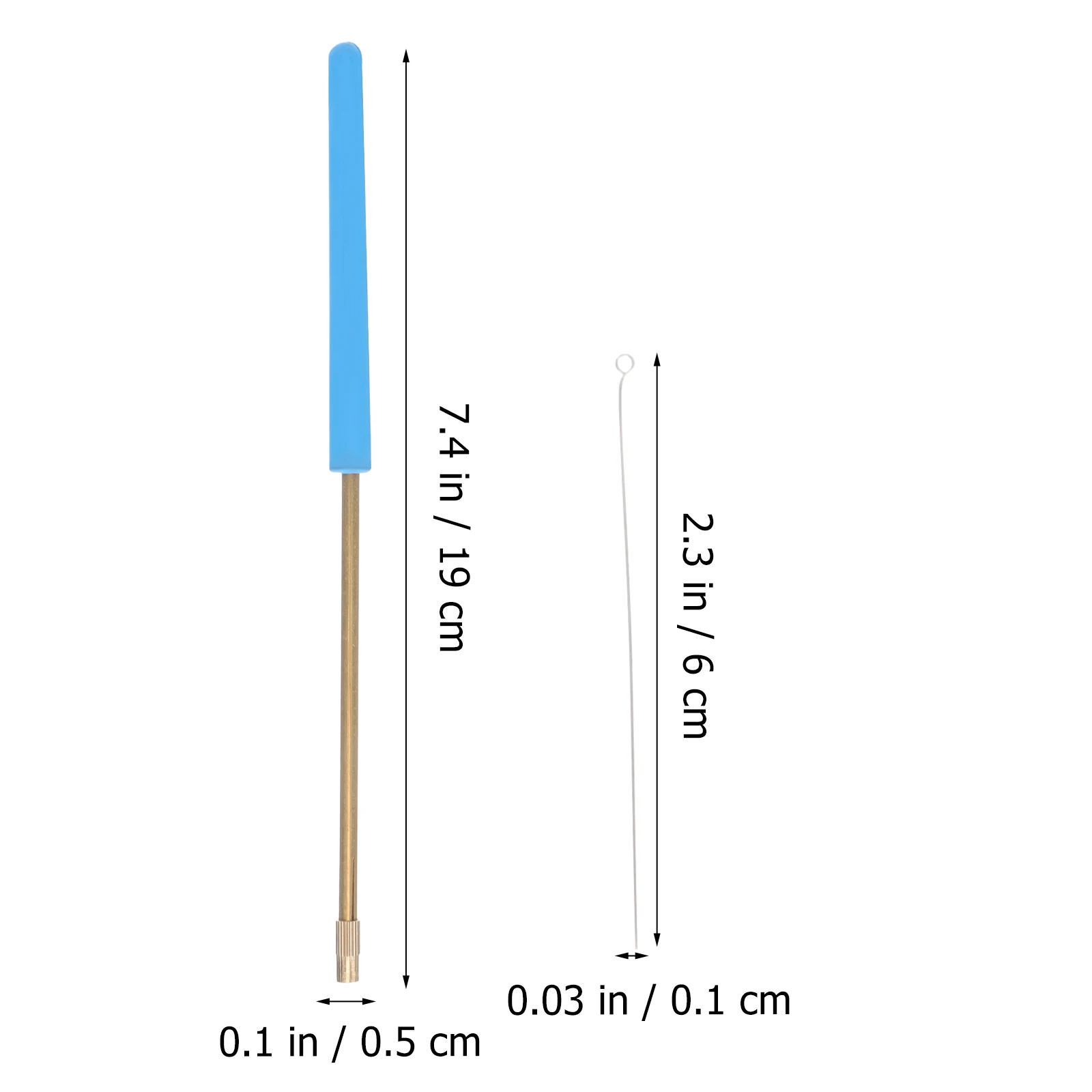 1 Set Microbiology Inoculation Rod Kit Copper Loops Lab Tools Reusable Lightweight Portable For Science Laboratory Classroom
