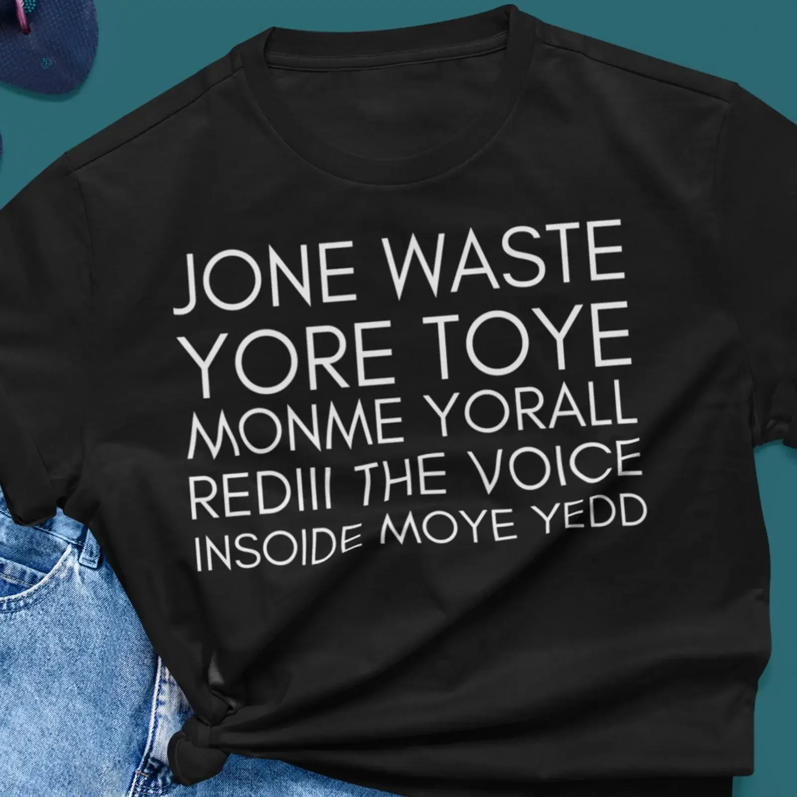 Jone waste yore toye shirt toy mommy yorall rediii trend vintage Washed Unisex designer clothes Stretched Versatile homme