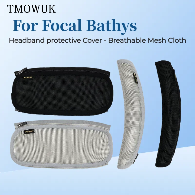

Headphone Head Beam Cover for Focal Bathys Headset Protective Case Headband Protector Sleeve Breathable Mesh Cloth Zipper