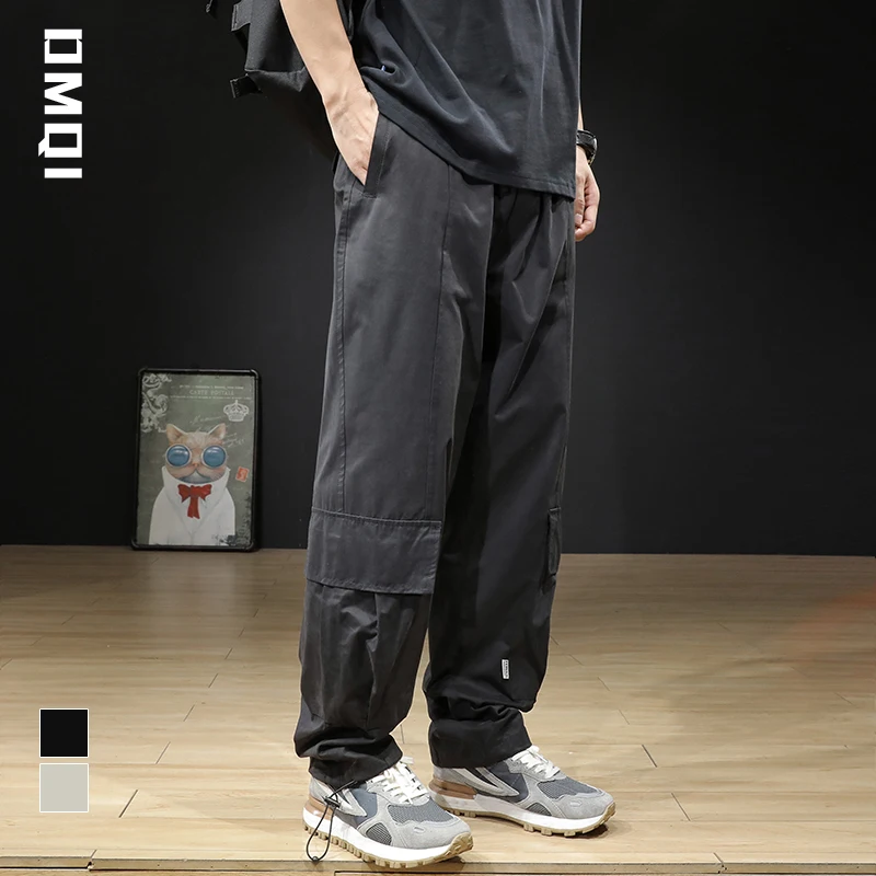 

Осенне-зимние американские повседневные рабочие брюки для мужчин, прямые, свободные, больших размеров, функциональные, в стиле High Street, универсальные, модные брюки.