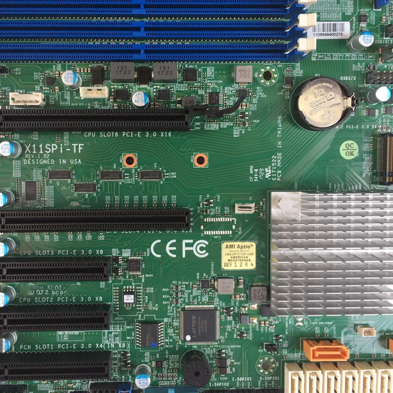 

For Supermicro One-Way Server ATX Motherboard Intel C622 LGA-3647 DDR4 Support 2nd Gen Xeon X11SPi-TF